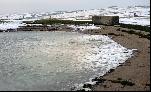 12: Frozen dew pond.