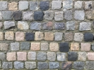 Granite wall down by the sea at Holywell