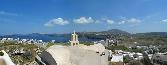 22: Looking North East from Akrotiri Village ...