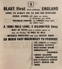 BLAST First (from politeness) ENGLAND