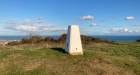 The second trig point has been painted white