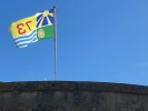 Flag on the Wish tower