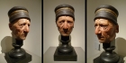 30: Three Views of this ceramic portrait.