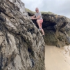 Bouldering at Broad Haven