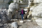 11: Jude standing in the recently cleared Holy Well