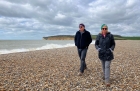 The beach at Cuckmere Haven